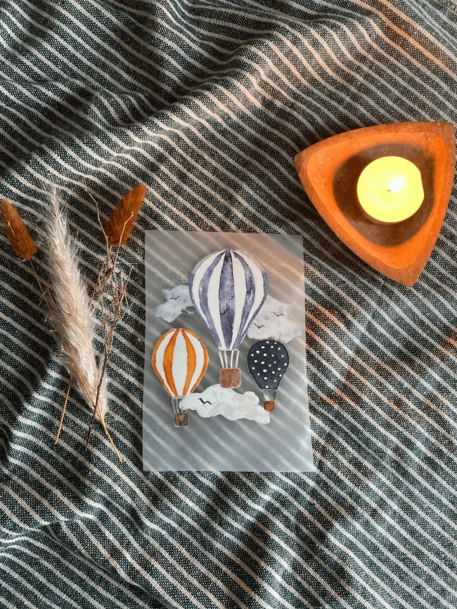 Bügelbild Ballons