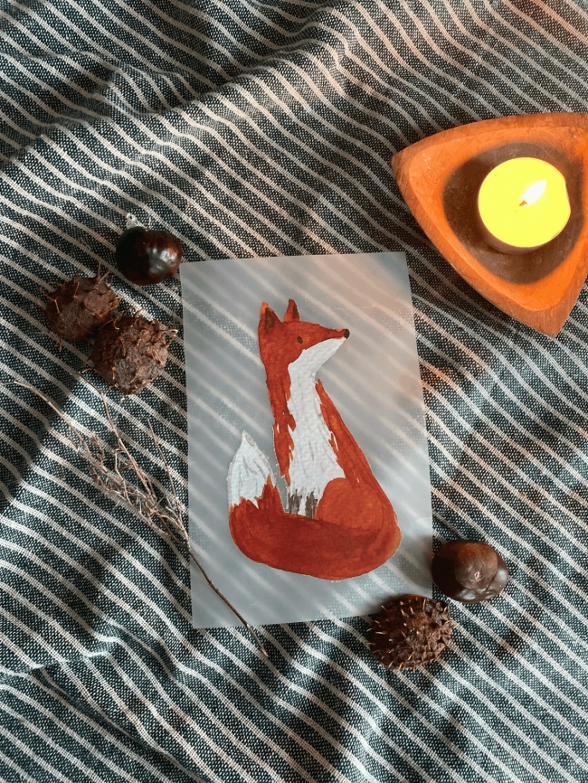 Bügelbild Fuchs